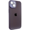 Чохол TPU+Glass Sapphire Midnight для Apple iPhone 14 Plus (6.7"), Фіолетовий / Deep Purple