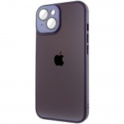 Чохол TPU+Glass Sapphire Midnight для Apple iPhone 14 Plus (6.7"), Фіолетовий / Deep Purple