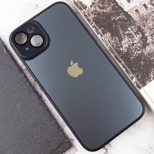 Чохол TPU+Glass Sapphire Midnight для Apple iPhone 14 Plus (6.7"), Чорний / Black - зображення 4 