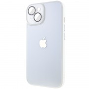 Чехол TPU+Glass Sapphire Midnight для iPhone 14 Plus (6.7"), Белый / White