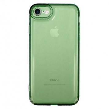 Чехол TPU Starfall Clear для Apple iPhone SE 2 / 3 (2020 / 2022) / iPhone 8 / iPhone 7, Зеленый - Чохли для iPhone SE 2 / 3 (2020 / 2022) / 8 / 7 - изображение 1