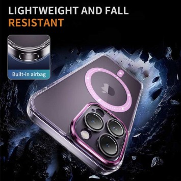 Чехол TPU+PC Colorful with MagSafe для Apple iPhone 12 Pro (6.1"), Pink - Чехлы для iPhone 12 Pro - изображение 5