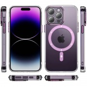 Чехол TPU+PC Colorful with MagSafe для iPhone 14 Pro Max (6.7"), Pink