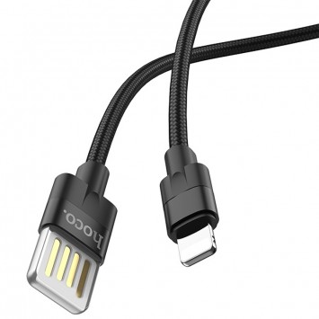 Кабель для Айфона Hoco U55 Outstanding Lightning Cable (1.2m), Черный - Lightning - изображение 1
