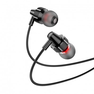 Стерео Навушники Hoco M90 3.5mm, Чорний - Провідні навушники - зображення 2 