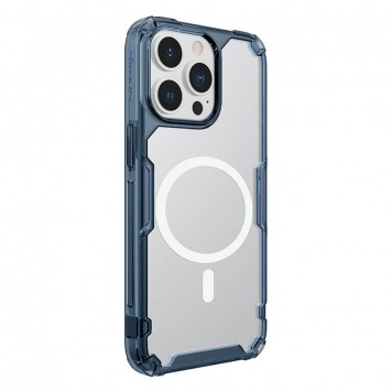 TPU чехол Nillkin Nature Pro Magnetic для Apple iPhone 14 Pro (6.1"), Синий (прозрачный) - Чехлы для iPhone 14 Pro - изображение 1