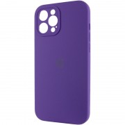 Чохол Silicone Case Full Camera Protective (AA) для Apple iPhone 14 Pro (6.1"), Фіолетовий / Amethyst