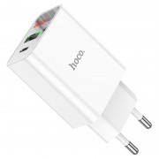 Зарядний пристрій HOCO C100A PD20W+QC3.0, White