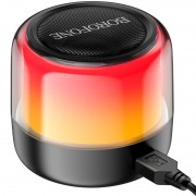 Bluetooth колонка Borofone BP12 Colorful BT wired 2-in-1 computer speaker, Black