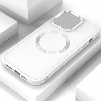 TPU чехол Bonbon Metal Style with MagSafe для Apple iPhone 11 (6.1"), Белый / White - Чехлы для iPhone 11 - изображение 1