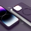 TPU чохол Bonbon Metal Style with MagSafe для Apple iPhone 13 (6.1"), Фіолетовий / Dark Purple