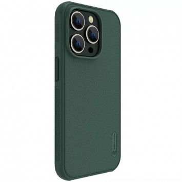 Чехол Nillkin Matte Pro для Apple iPhone 14 Pro (6.1"), Зеленый / Deep Green - Чехлы для iPhone 14 Pro - изображение 2