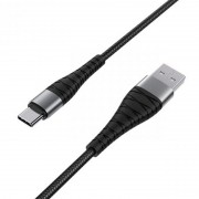 USB кабель Borofone BX32 Munificent USB to Type-C (1m), Чорний