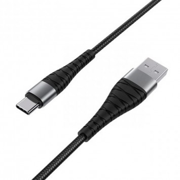 USB кабель Borofone BX32 Munificent USB to Type-C (1m), Чорний - Type-C кабелі - зображення 3 