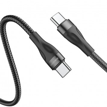 Кабель для телефона Borofone BX61 Source 60W Type-C to Type-C (1m), Black - Type-C кабели - изображение 1