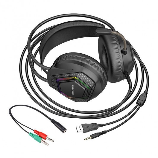 Стерео Наушники BOROFONE BO105, Black - изображение 3
