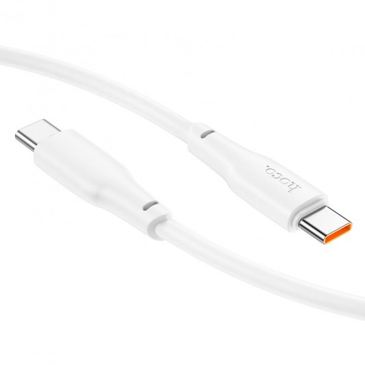Кабель для телефону Hoco X93 Force Type-C to Type-C 100W (1m), White - зображення 1 