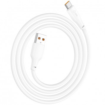 Кабель для телефона Hoco X93 Force USB to Type-C 100W (1m), White - Type-C кабели - изображение 1