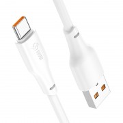 Кабель для телефона Hoco X93 Force USB to Type-C 100W (1m), White