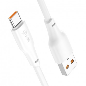 Кабель телефону Hoco X93 Force USB to Type-C 100W (1m), White - Type-C кабелі - зображення 3 