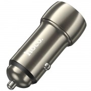 Зарядний пристрій Hoco Z48 Tough 40W (2Type-C), Metal gray