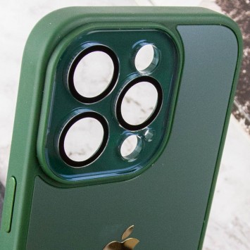 Чехол TPU+Glass Sapphire Midnight для Apple iPhone 14 Pro (6.1"), Зеленый / Forest green - Чехлы для iPhone 14 Pro - изображение 5