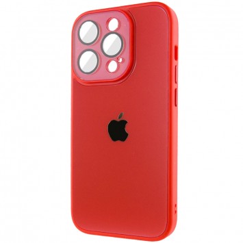 Чехол TPU+Glass Sapphire Midnight для Apple iPhone 14 Pro (6.1"), Красный / Red - Чехлы для iPhone 14 Pro - изображение 2