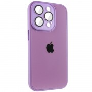 Чохол TPU+Glass Sapphire Midnight для Apple iPhone 14 Pro (6.1"), Бузковий / Lilac