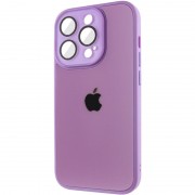 Чохол TPU+Glass Sapphire Midnight для Apple iPhone 14 Pro (6.1"), Бузковий / Lilac