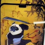 Защитное стекло 5D Anti-static Panda (тех.пак) для Apple iPhone 11 Pro/X/XS (5.8"), Черный