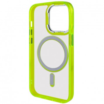 Чохол TPU Iris with MagSafe для Apple iPhone 14 Pro (6.1"), Жовтий - Чохли для iPhone 14 Pro - зображення 3 
