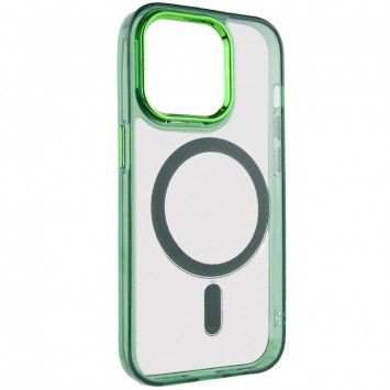 Чохол TPU Iris with MagSafe для Apple iPhone 14 Pro (6.1"), Зелений - Чохли для iPhone 14 Pro - зображення 1 