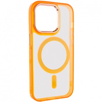 Чохол TPU Iris with MagSafe для Apple iPhone 14 Pro (6.1"), Помаранчевий - Чохли для iPhone 14 Pro - зображення 1 
