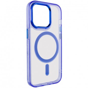 Чохол TPU Iris with MagSafe для Apple iPhone 14 Pro (6.1"), Синій - Чохли для iPhone 14 Pro - зображення 1 