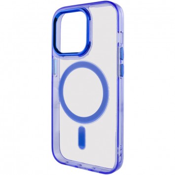 Чохол TPU Iris with MagSafe для Apple iPhone 14 Pro (6.1"), Синій - Чохли для iPhone 14 Pro - зображення 2 