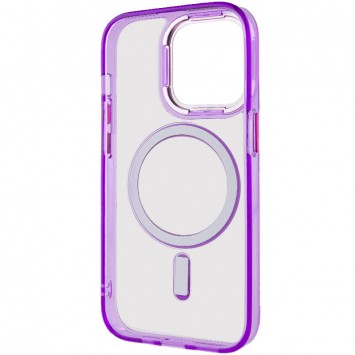 Чохол TPU Iris with MagSafe для Apple iPhone 14 Pro (6.1"), Фіолетовий - Чохли для iPhone 14 Pro - зображення 3 