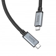 Кабель для телефону Hoco US05 Type-C to Type-C 100W USB4 40Gbps (1m), Black