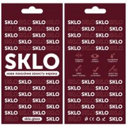 Захисне скло SKLO 3D (full glue) для Oppo Reno 7 4G / Reno 7 Lite 5G / Reno 8 4G / Reno 8 Lite, Чорний