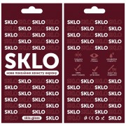 Захисне скло SKLO 3D (full glue) для TECNO Camon 19 (CI6n) / 19 Pro (CI8n), Чорний