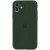 Чохол Silicone Case Full Camera Protective (AA) Для Apple iPhone 12 (Зелений / Cyprus Green)
