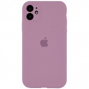 Чохол Silicone Case Full Camera Protective (AA) Для Apple iPhone 12 (Ліловий / Lilac Pride)