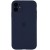 Чехол для iPhone 12 - Silicone Case Full Camera Protective (AA) (Темно-синий / Midnight blue)