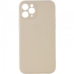 Силиконовый чехол для iPhone 11 Pro - Candy Full Camera (Бежевый / Antigue White)
