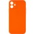 Силіконовий чохол Candy Full Camera Для Apple iPhone 12 (Помаранчевий / Orange ) 