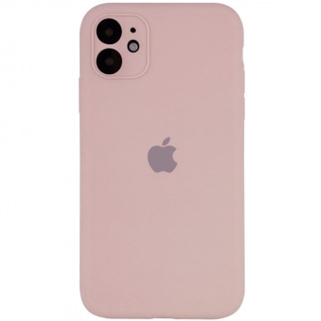 Чохол Silicone Case Full Camera Protective (AA) для Apple iPhone 12 (Рожевий / Pink Sand)