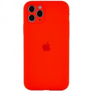 Чохол Apple iPhone 12 Pro Max (6.7"") - Silicone Case Full Camera Protective (AA) Червоний / Red