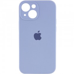 Чехол Silicone Case Full Camera Protective (AA) для Apple iPhone 13 (6.1"") Голубой / Lilac Blue