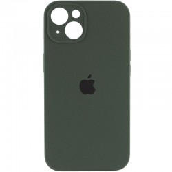 Чехол Silicone Case Full Camera Protective (AA) для Apple iPhone 13 (6.1"") Зеленый / Cyprus Green