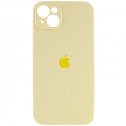 Чехол Silicone Case Full Camera Protective (AA) для Apple iPhone 13 (6.1"") Желтый / Mellow Yellow