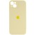 Чохол Silicone Case Full Camera Protective (AA) Apple iPhone 13 (6.1"") Жовтий / Mellow Yellow